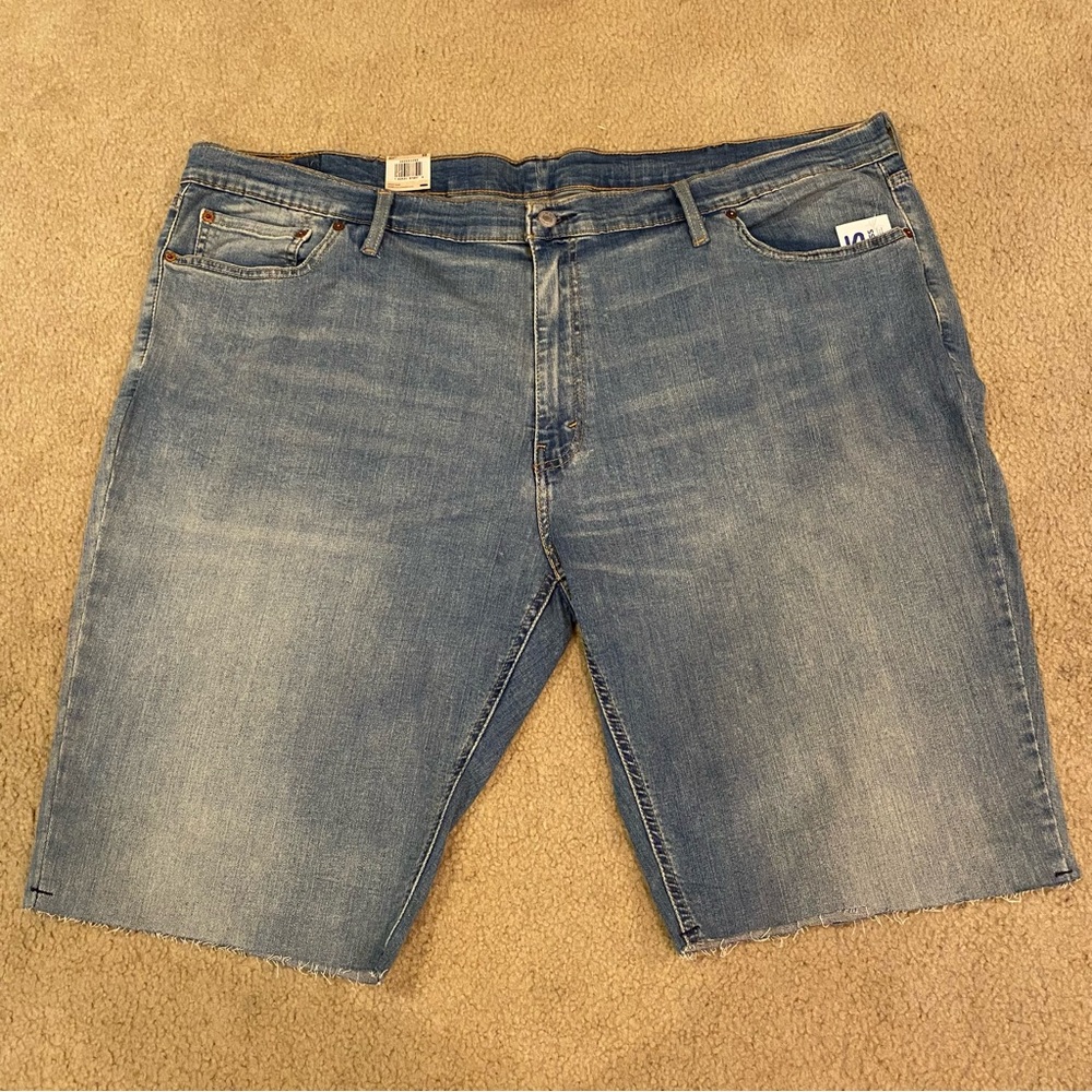 Men’s Size 50 Levi 511 Slim Cut Off shorts denim blue NWT